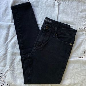 Black Mid Rise Skinny BANANA REPUBLIC Premium Denim Jeans